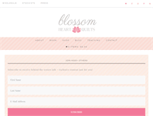 Tablet Screenshot of blossomheartquilts.com